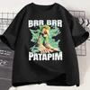 BrrBrr Patapin T-shirt Italian Brainrot T Shirt Short Sleeve Trendy T-Shirt Harajuku Tee Shirt Streetwear Unisex Tops Tee Tops1