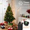 Christmas Decoration Star String Lights LED Outdoor Yard Christmas Tree Toppers Star Light Waterfall Tree Holiday Garland Light