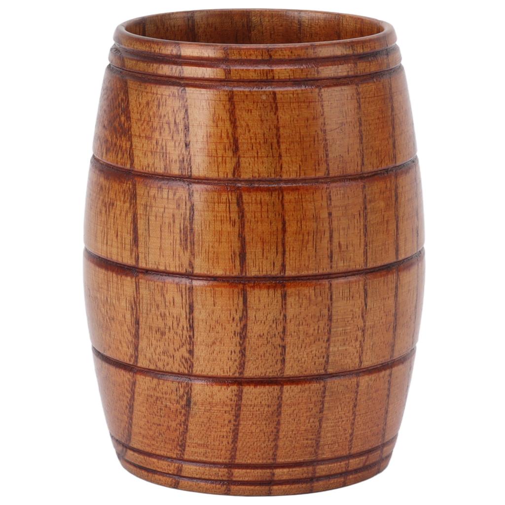 Copo de Madeira de Jujuba Copo de Madeira Caneca de Cerveja Xícara de Chá para Casa Restaurante Bebidas Quentes 190ml / 6.7oz