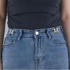 Button Pin Detachable Decorative Waist Buckles No Sewing Bear Waist Tighten Cute Bear Metal Tighten Waist Button Pin