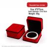 Roter Samt Schmuckschatulle Set: Ring, Anhänger, Armband, Halskette Aufbewahrungs- und Geschenkbox