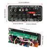WOOPKER 30W-120W Digital Bluetooth Amplifier Board D10C Subwoofer Dual Microphone Amp Speaker for Car Karaoke Home Theater DIY