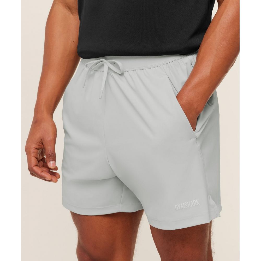 Gymshark Active Rest 6  Shorts Light Grey A3b9r Gb7k