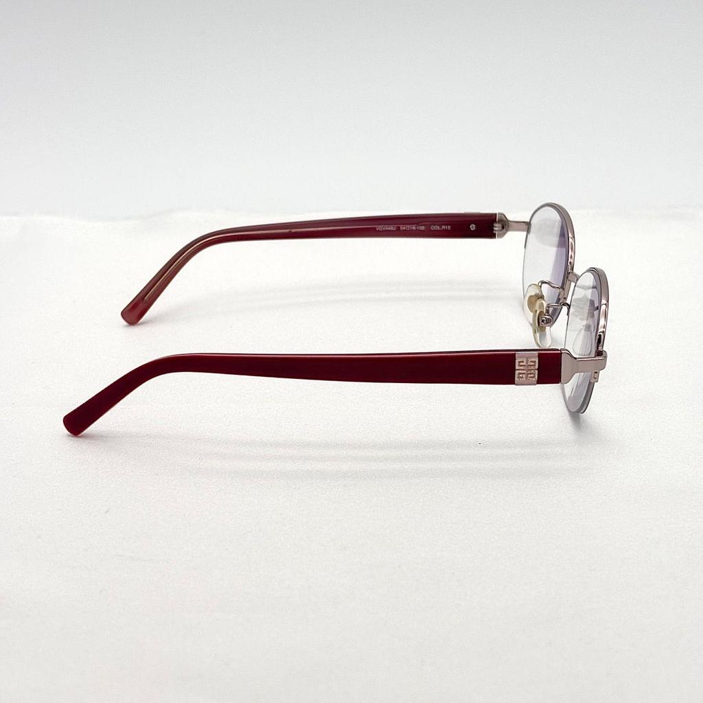 Used Givenchy GIVENCHY Eyewear Sunglasses Eyeglasses Women Cleaned 00s y2k Titanium VGV448J R15 0979