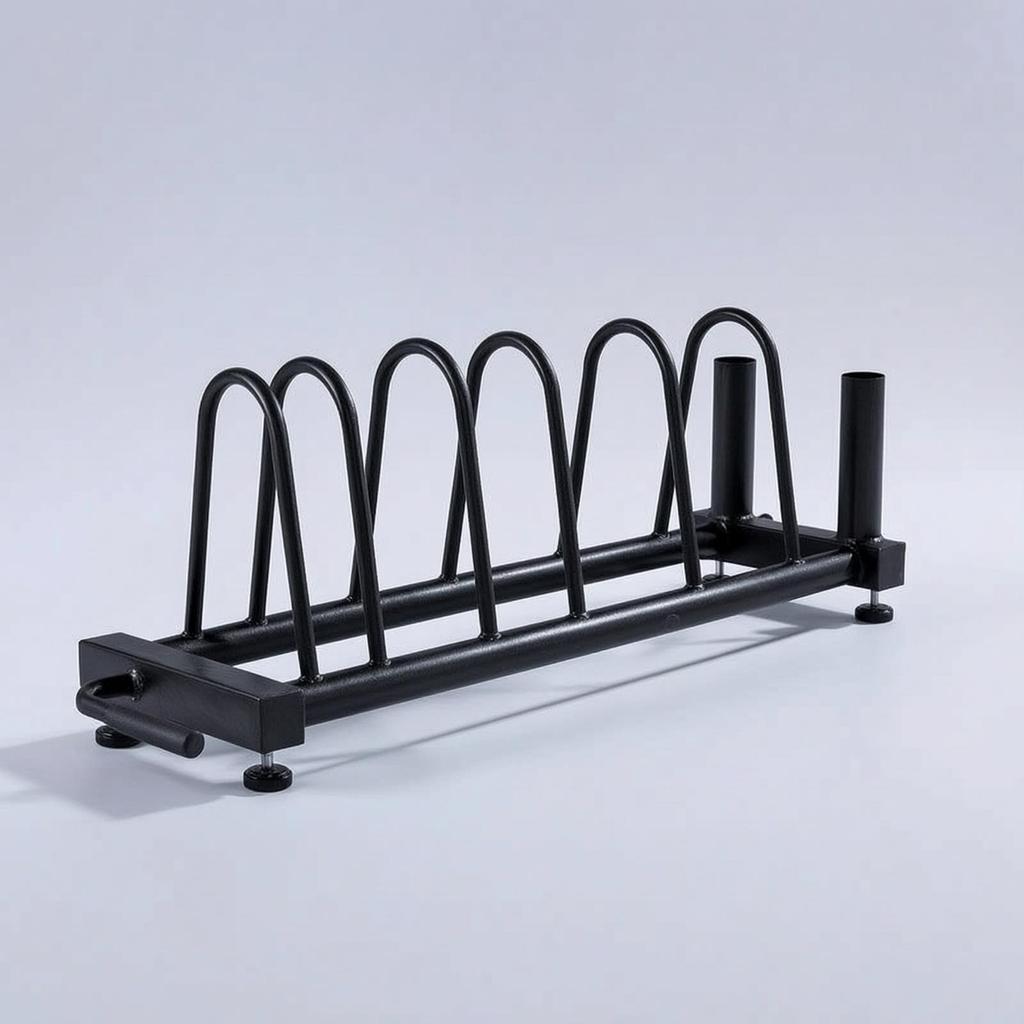 Barbell Plate Storage Rack Space-Saving for Home Gym