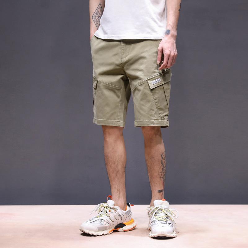 Work-Wear Shorts Men'S Trendy Brand Summer Loose Sports Pants Men'S Casual Five Quarter Pants Mid Length Pants Men'S Pants