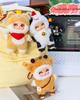 Trendy Enamel Doll Plush Toy Pendant - Cute Cartoon Animal Charm