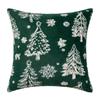 Christmas Tree Christmas Chenille Pillowcase INS Style Cushion Cover Throw Pillowcover  Sofa/Bed