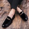 Amazon Men's Small Leather Shoes Men's Foot Cover Korean Version of the New Dress Business Casual Trend British Style Men's Shoes