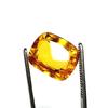 Certified Yellow Citrine 13 Ct Cushion Shape Faceted Cut Loose Gemstone