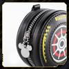 Mickey F1 Racing PU Leather Headphone Case with Keychain Premium Unisex Portable Storage Bag Birthday Gift for AirPods
