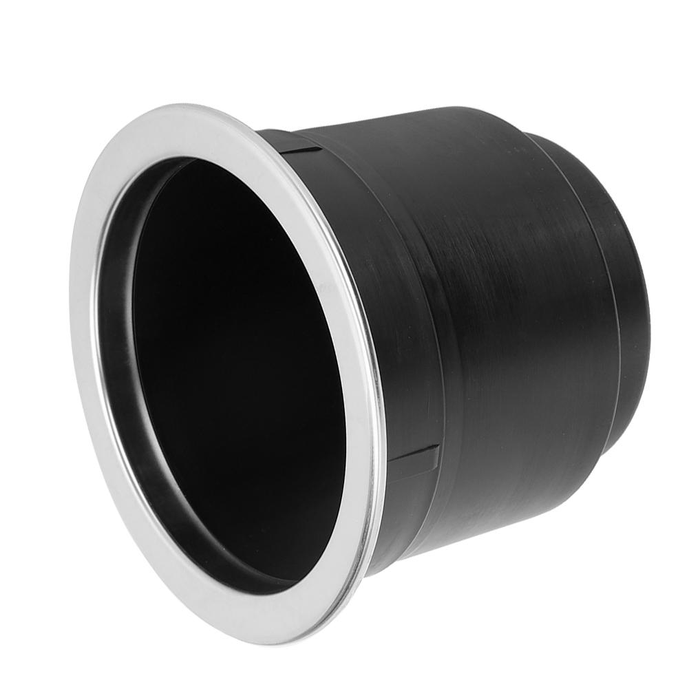 Plastic Stainless Steel Drink Cup Holder Bracket for Yachts MotorhomesBlack