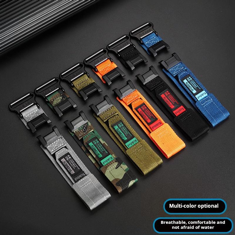 Schlaufenarmband aus Nylon-Canvas für Casio G-SHOCK Big King 3. Generation 5713 GWG-B1000, Herren-Uhrenarmband für Outdoor-Sportarten