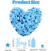 1000 Pcs Baby Shower Confetti Baby Shower Decorations Boy Rhinestones Stars Baby-Bottles Blue Table Confetti Sprinkle Decorations Gender Reveal Party