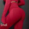 ALO Yoga Dames Hoge Taille Strakke Sportbroek - Perzik Lift Hardlopen Fitness Capris