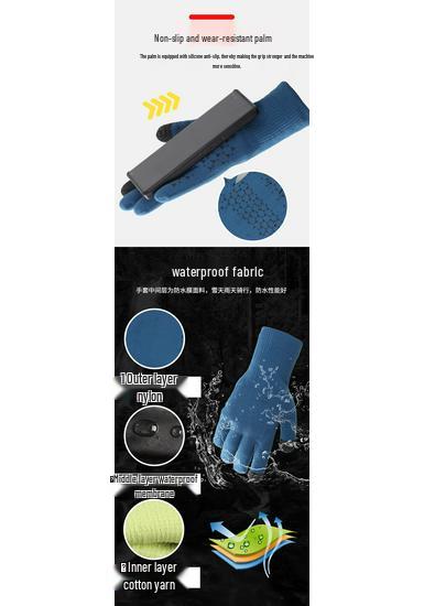 Waterproof, Warm, Touchscreen, Non-Slip Gloves for Outdoor Activities - Ideal for Cycling, Biking, Scooters, and Skiing