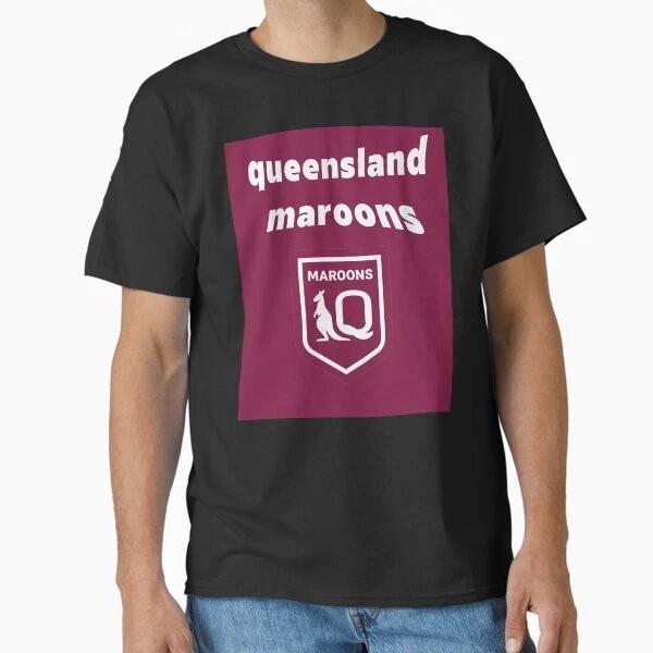 Queensland Maroons Classic TShirt Made In UsaAus TShirt S2xl S