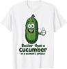 Funny Cucumber Womens Prison Adult Inappropriate Graphic T-Shirt Mens Womens Tees Top