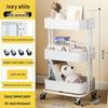 Three-Tier Beauty Salon Storage Cart for Hair and Spa Tools