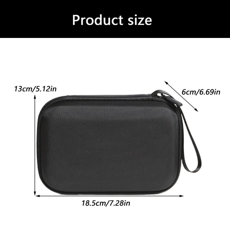 Eyeglasses Travel Carrying Case Scratchproof 2 Slot Sunglass Bag with Straps Shock Resistant Glasses Zippered Organizers