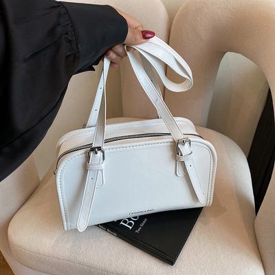Summer Popular Casual Simple Solid Color Beautiful Large Capacity Shoulder Underarm Bag Tote Bag Women