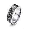Retro Wild Geometric Round Creative Pattern Ring
