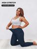 1XL-5XL Plus Size Leggings Women's Outerwear 300 Lbs 9-Inch High-Elasticity Solid-Colour Spring/Autumn Leggings Plus Size