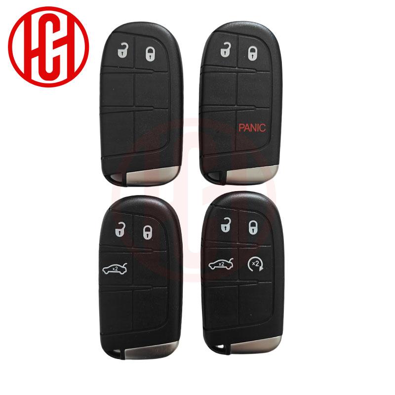 Car Smart Key Case Shell For Jeep Cherokee Dodge Ram 1500 Journey Charger Dart Challenger Durango Chrysler 300 CY24 Blade