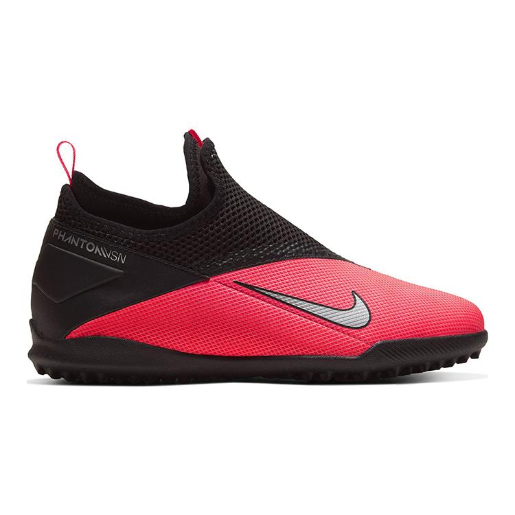 New Nike Anti Slip Wear Resistant Mid Top Kids' Soccer Shoes Black Red Kids' CD4078-606