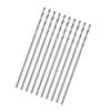 10Pcs Twist Drill Bit Small Straight Shank Pearl Drilling Machine Tools Hardware 0.75mm