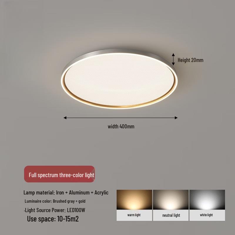 Dream Bubble Round Tri-Color LED Ceiling Light