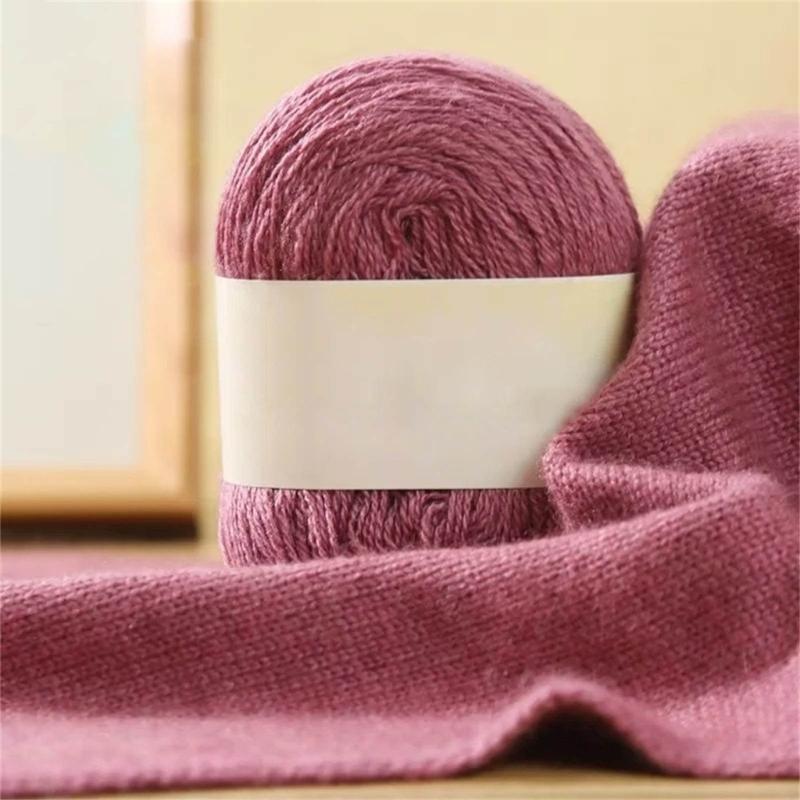 Weiches Mohair Kaschmir Wolle Strickgarn Leichtes Handstrickgarn DIY Schal Schal Häkelgarn für DIY Pullover