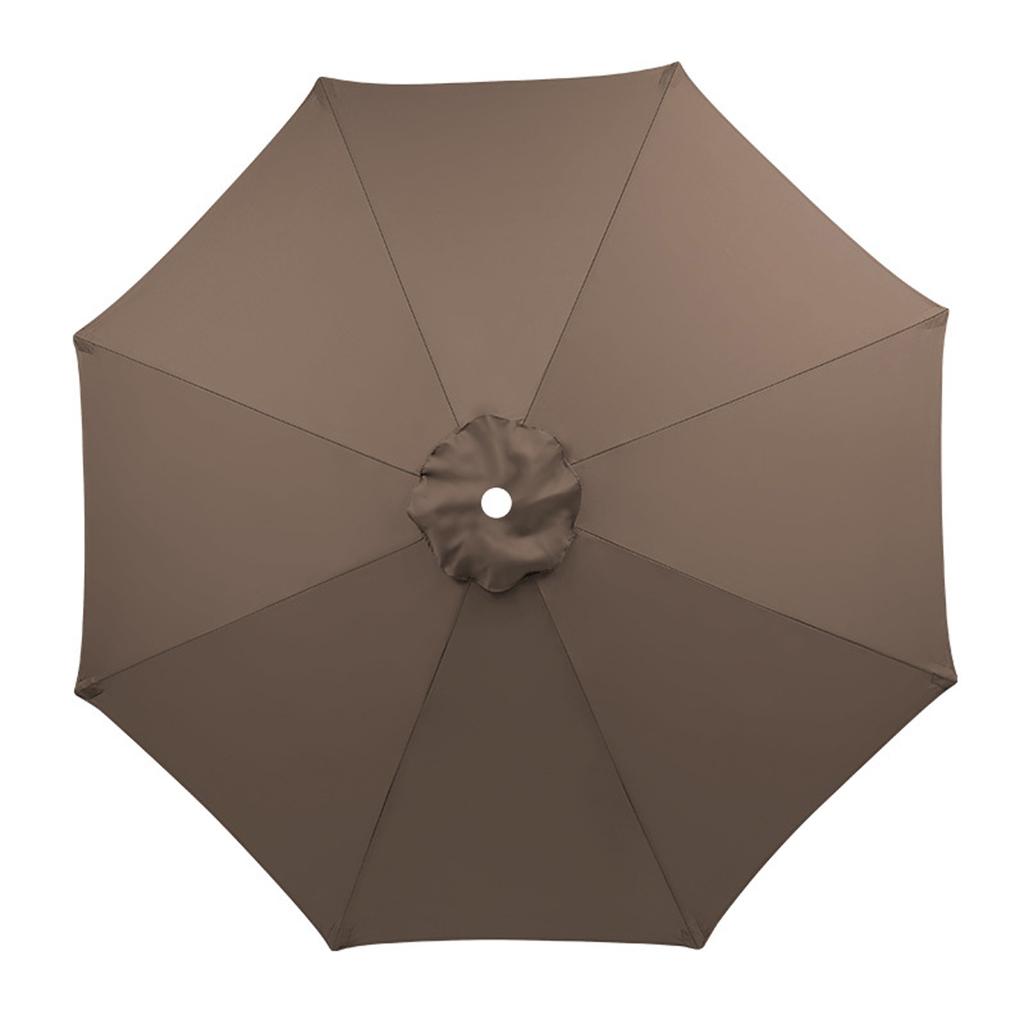 Large Outdoor Patio Umbrella with Durable Red Canopy, UV Protection, Wind Resistant, Easy Crank Lift, 8-Rib Frame for Garden, Deck, Poolside, Backyard