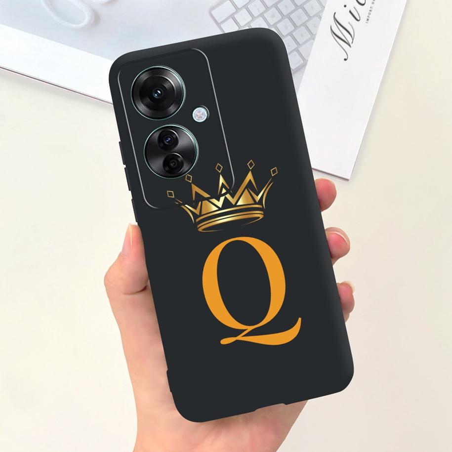 For OPPO Reno11F 5G Case CPH2603 Fashion Letters Phone Cases For OPPO Reno11 F Cover Reno 11F 11 F 5G Bumper F25 Pro Soft Fundas