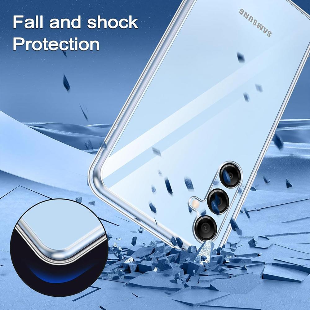 Ultra Thin Silicone Soft Case For Samsung Galaxy A55 A35 A25 A15 A54 A34 A14 A53 A33 A13 A52 A32 4G 5G Transparent Back Cover