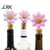 Wine Bottle Cork Replacement Sunflower Stopper, Silicone Reusable Seal for Red Preservation Cap Beer Champagne, Leak Proof Decorative Home Bar Kitchen