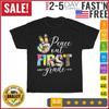 Tie Dye Peace Out 1st Grade Last Day of School Leopard Vintage T Shirt Men Women