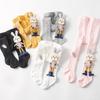 Girls Childrens Knitted For Tights Pantyhose Cartoon Rabbit Cotton Soft Kids Girls Tights Autumn Winter Trousers