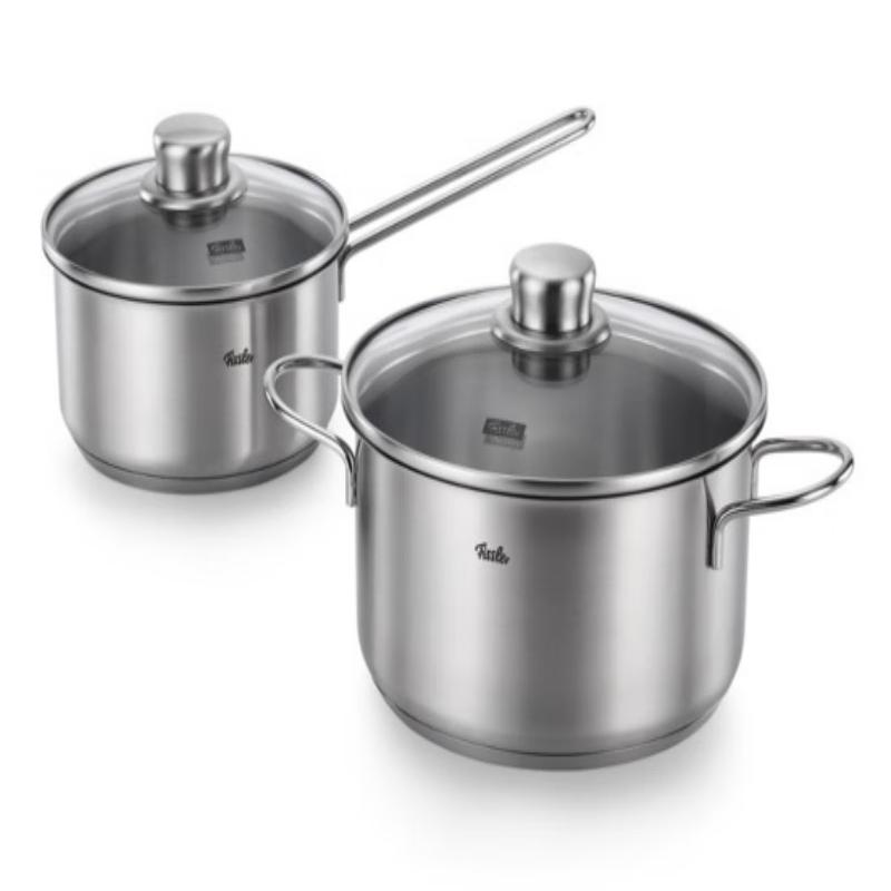 Набор посуды Fissler из нержавеющей стали в японском стиле (Супница 20 см + Молочник 16 см)