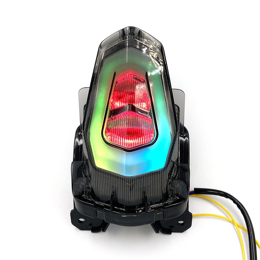 

Motorcycle LED Taillight Moto rear Brake Light Indicator Lamp for Yamaha Y16ZR LC135 FI V8 RGB