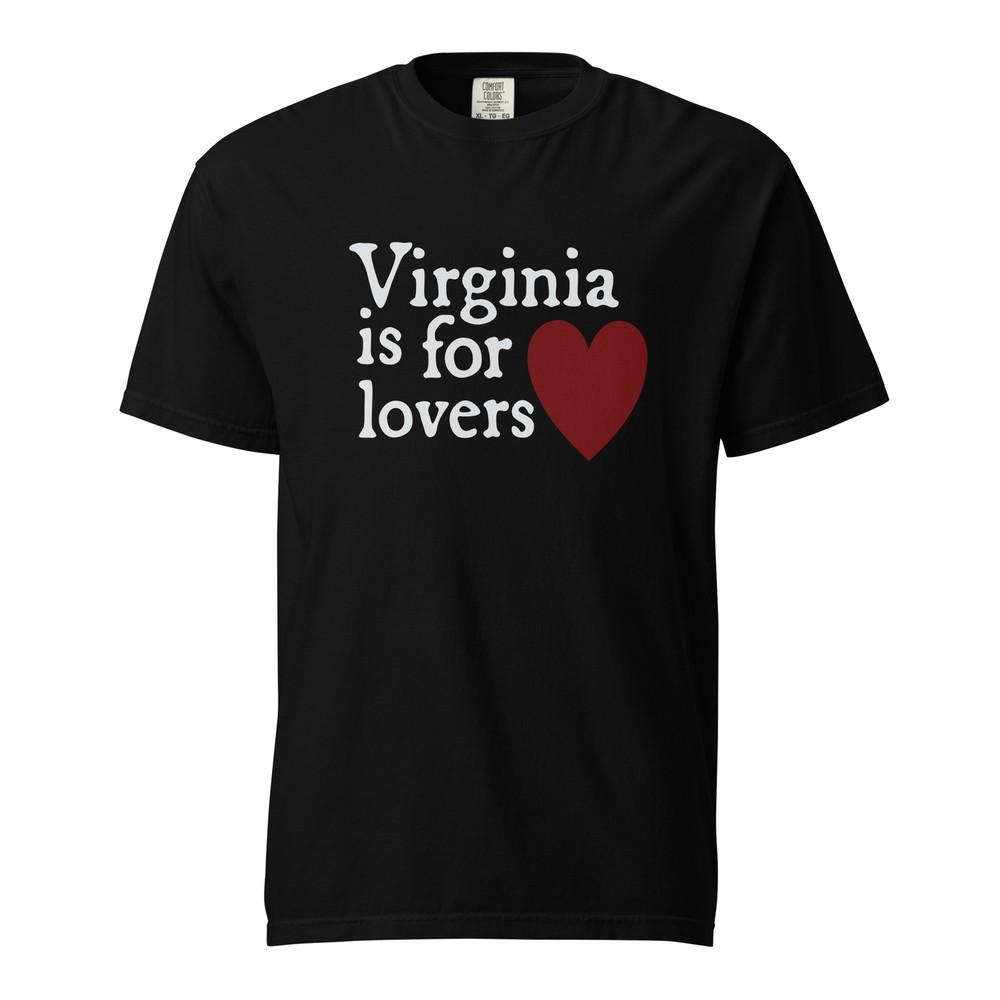 Virginia ist für Liebhaber T-Shirt Klassisch 1970er Jahre Comfort Colors garment-gefärbtes T-Shirt Unisex T-Shirt