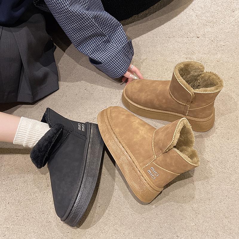 Fashion AJGS Women Australia Boots Designer Ultra Mini Platform Boots Winter New Woman Warm Fur Cow Leather Wool Suede Snow Boots