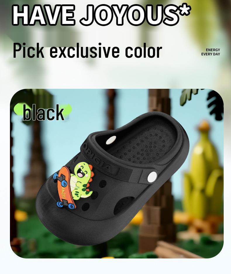 Sandales Sabots Antidérapantes en EVA pour Enfants, Semelle Épaisse, Port Extérieur, Convient aux Garçons et Filles d'Âge Moyen et Plus Âgés