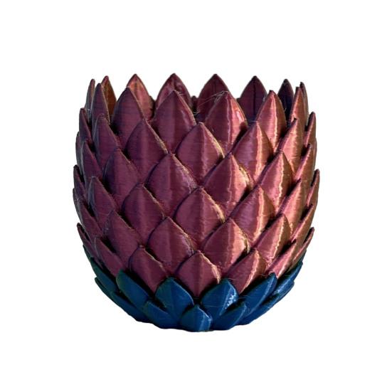 

3D-друкований горщик для квітів у вигляді луски дракона з піддоном для кімнатних та вуличних сукулентів, трав яних рослин, горщик-контейнер з дренажними отворами для дому, балкона, саду