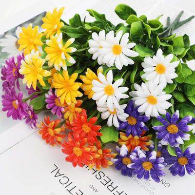 5/10 Pcs Realistic Artificial Daisy Bouquet UV Resistant Faux Flower  for Home Garden Hotel, Office Spring Summer Outdoor Decor