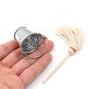 2020 Scale 1:12 Dollhouse Miniature Kitchen Garden Mop Bucket Classic Pretend Play Furniture Cute Toys Creative Gifts Presents