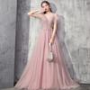 Evening Dress Women's 1011 New Elegant Temperament Dress Banquet Evening Dress Long Host Dress Evening Dress