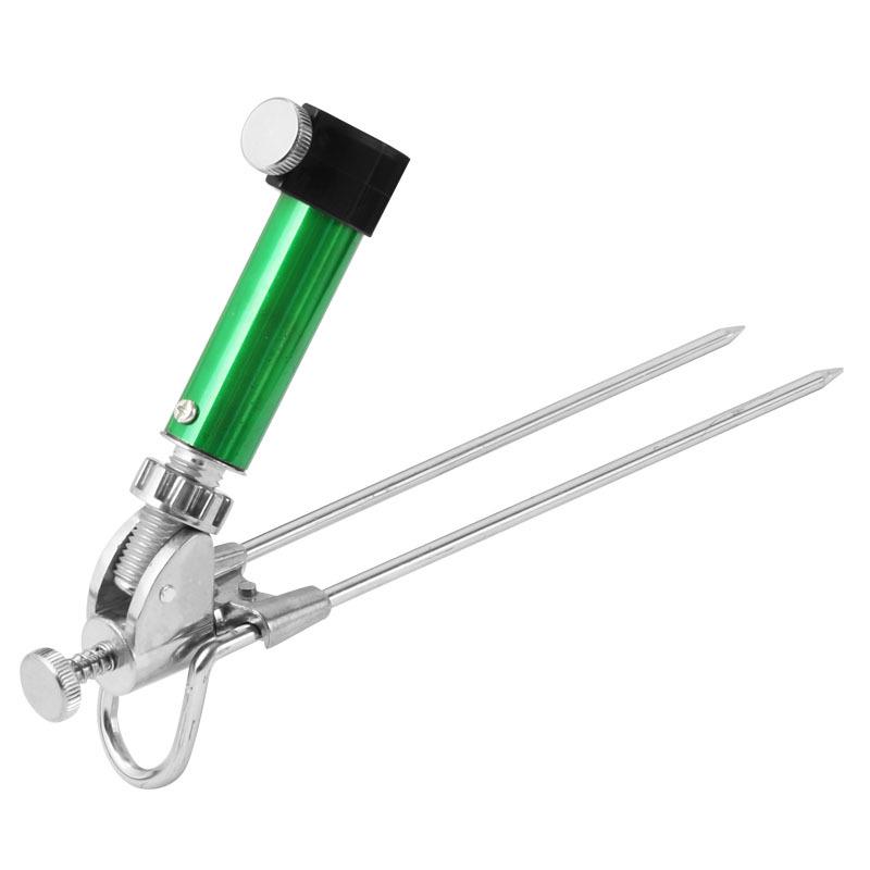 Two-in-One Fishing Rod Holder & Chair with Thickened Hardened Design, Stainless Steel Stand for Taiwan Fishing