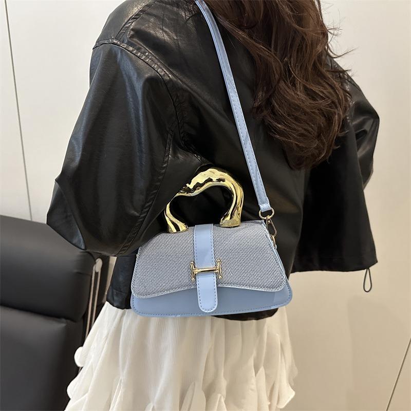 New summer women's premium texture handbag trendy design messenger bag shoulder bag