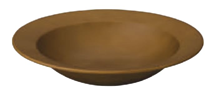 Masakazu NH Home Wood Grain Hat Bowl (CC) Brown, Size Approx. 22 H4.3, 52-79815-7